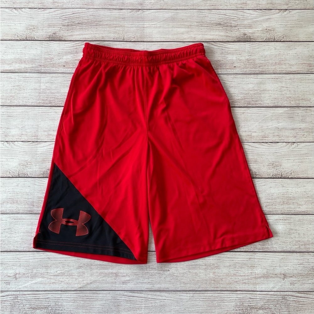 Under Armour Red Athletic Shorts